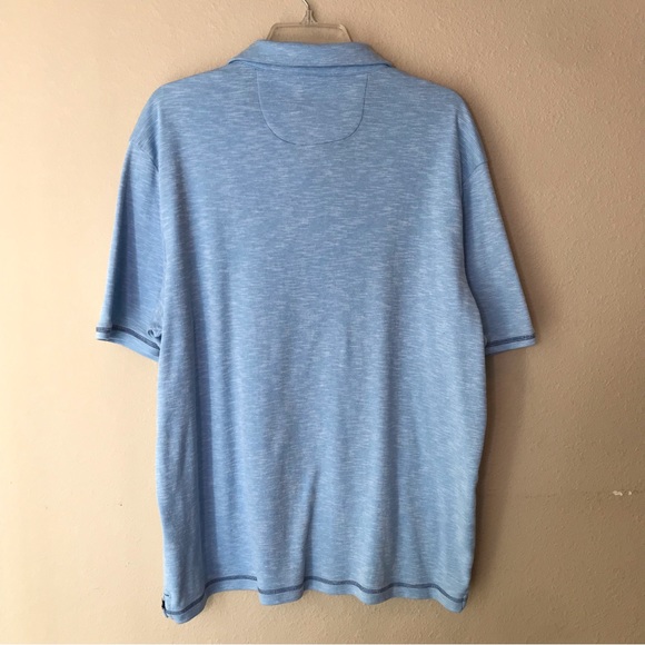 NAT NAST Short Sleeve Polo Style Shirt Blue Contrast Stitching Size XL - Picture 8 of 9